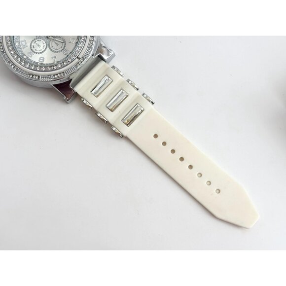 Carbon Elements Silicone Chronograph Vintage Unisex Wristwatch - 56mm - WORKS! - Picture 3 of 11